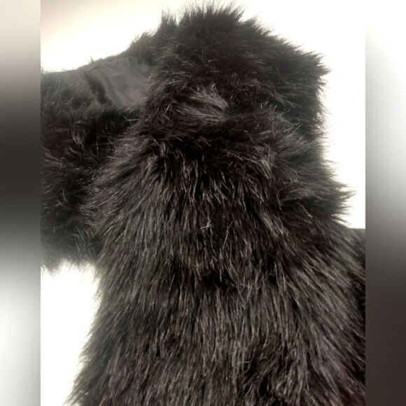 Faux Fur Mink  Long Winter Scarf with Satin Lining Vintage - Picture 5 of 16